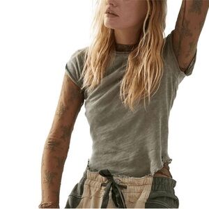 FREE PEOPLE WE THE FREE BE MY BABY TEE - TROPICAL NUT